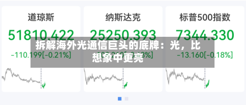 拆解海外光通信巨头的底牌：光，比想象中更亮-第2张图片